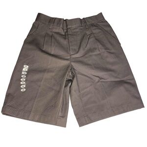NWT UNIVERSAL SCHOOL UNIFORM GREY BOYS PLEATED FRONT SHORTS SIZE 12